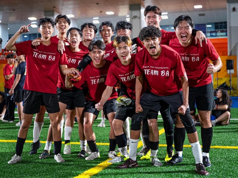 2 NP's BA students at the Inter-School Games